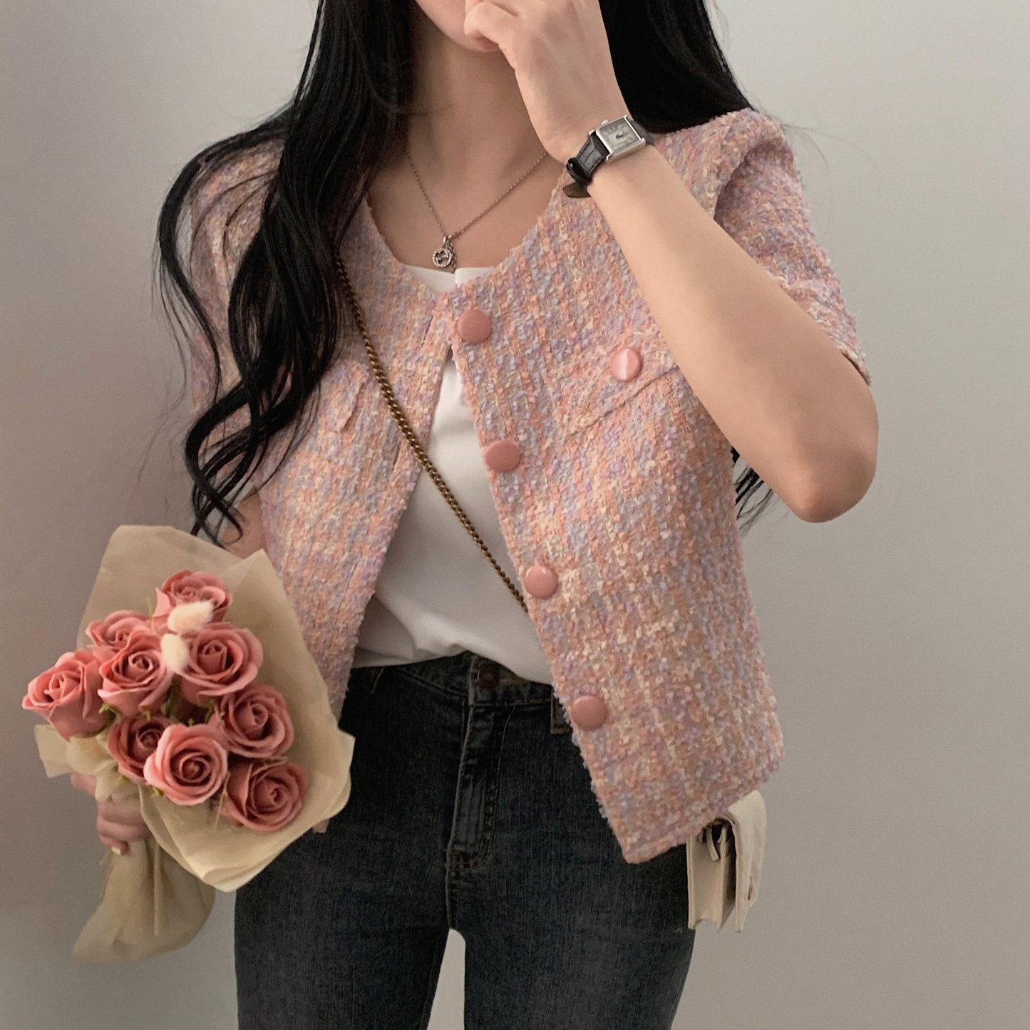 J4 ブレストラウンドネックジャケット