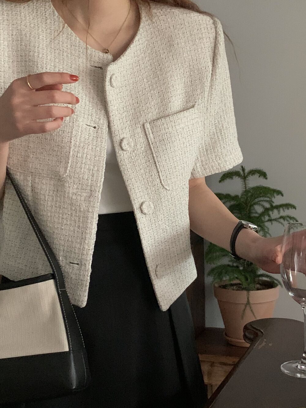 半袖スモールジャケット