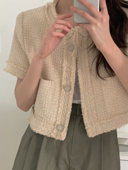 フレンチスタイル半袖トップコート