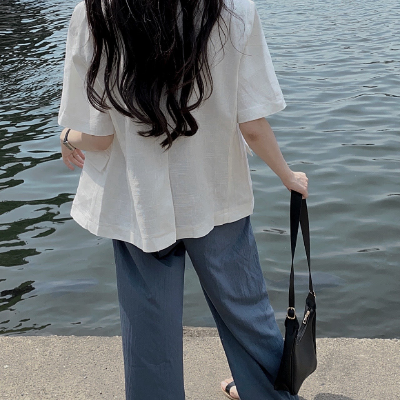 J1 コットンリネン半袖ブレザー