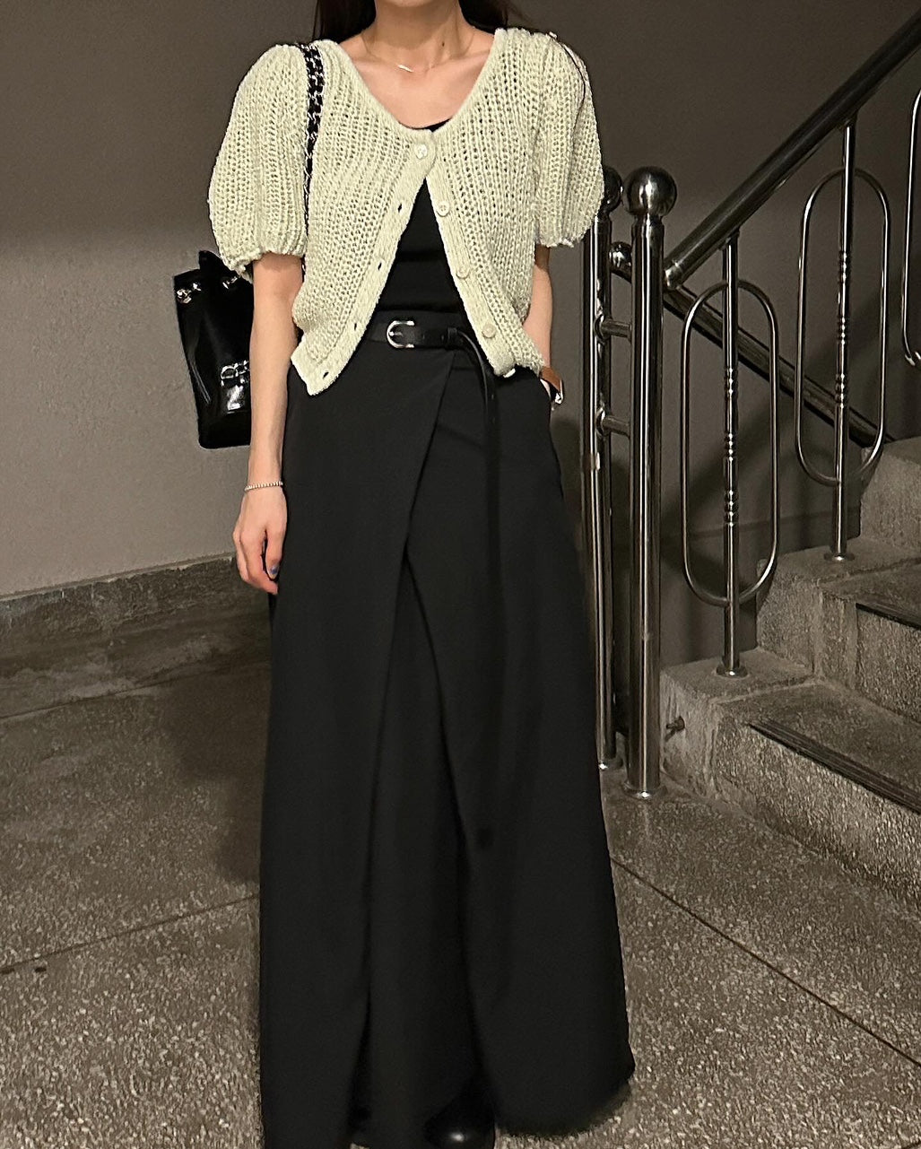 S1 韓国デザインロングスカート