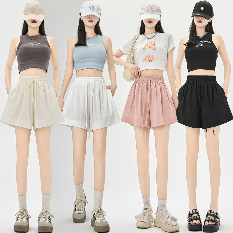 2025新作夏薄手質感カジュアルパンツ