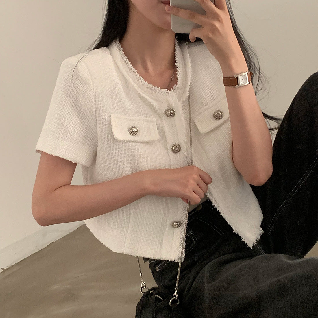 J2 韓国シックなショートジャケット