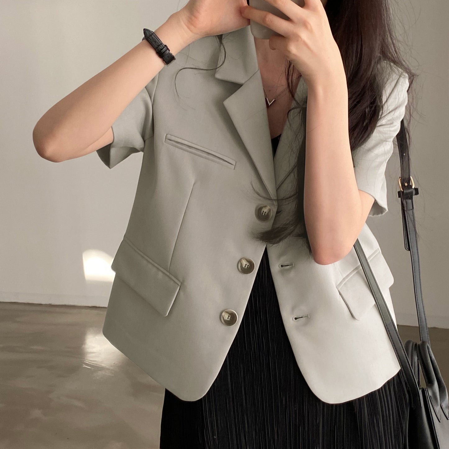 J7 カジュアル半袖ブレザー