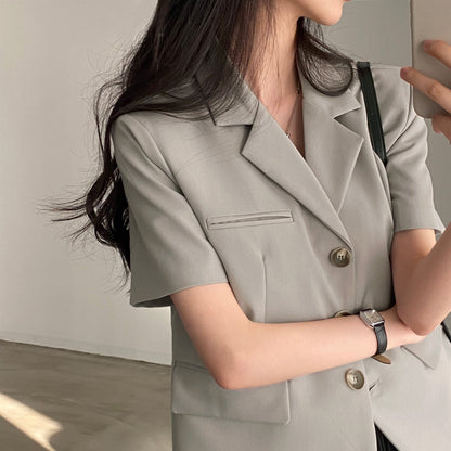 J7 カジュアル半袖ブレザー