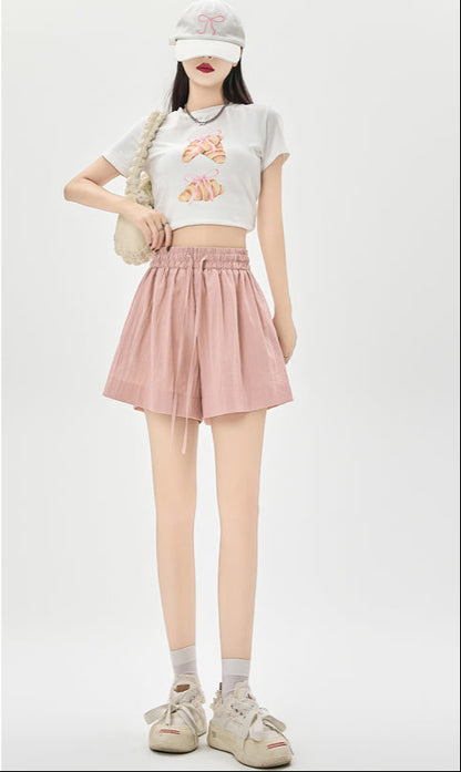 2025新作夏薄手質感カジュアルパンツ