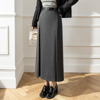 Aラインミディスカート