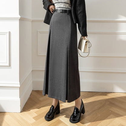 Aラインミディスカート