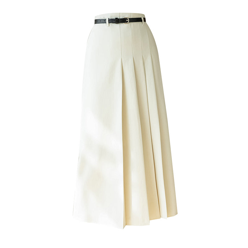 ハイウエストスリムAラインスカート