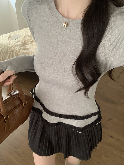 アステッチロングスリーブTシャツ