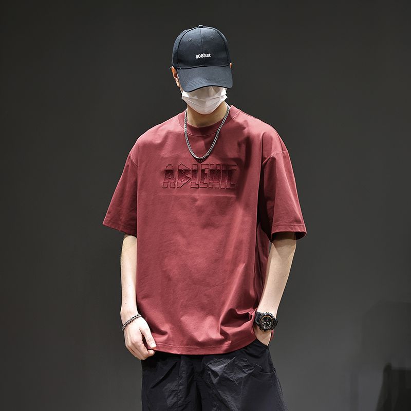 広いハーフスリーブサマーTシャツ