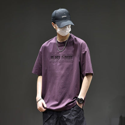 広いハーフスリーブサマーTシャツ