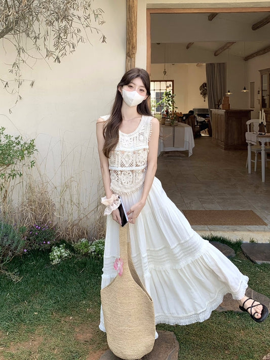 キャミソールトップスリムフィットスカートセット