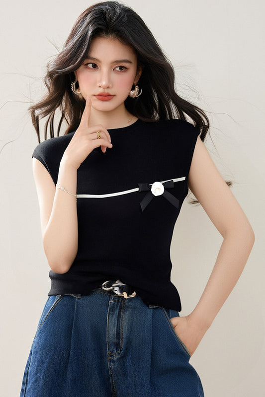 T4 新デザインニッチスリム半袖トップス