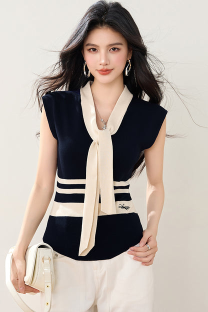 T1 スリムVネックトップ