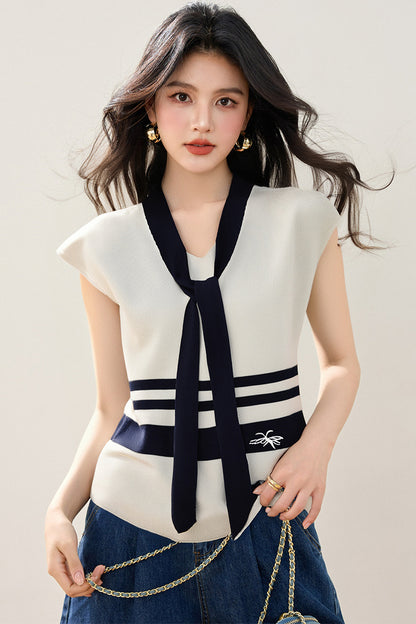 T1 スリムVネックトップ