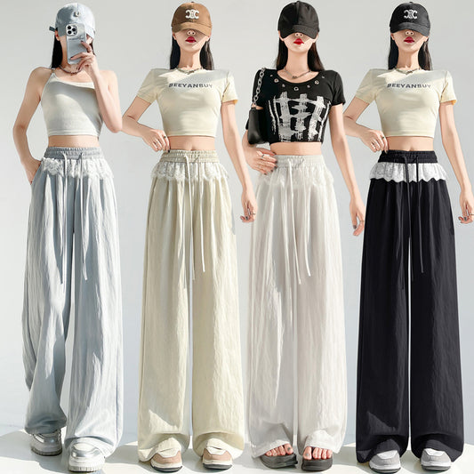 レースパッチワークパンツ