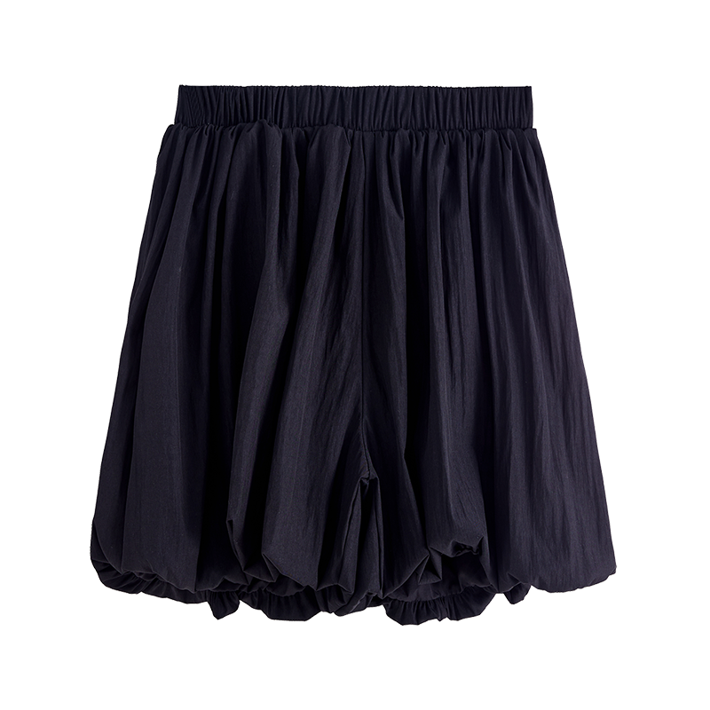 Aラインカジュアルランタンショーツ