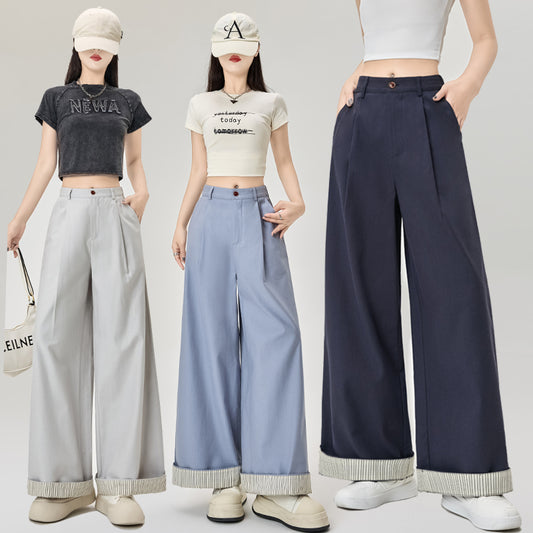 ロールクロップドパンツ