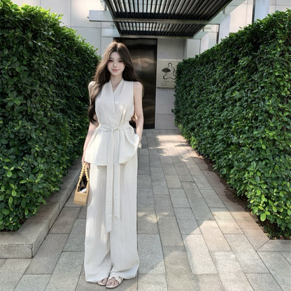 SU1 お手頃価格のトップルーズパンツスーツ