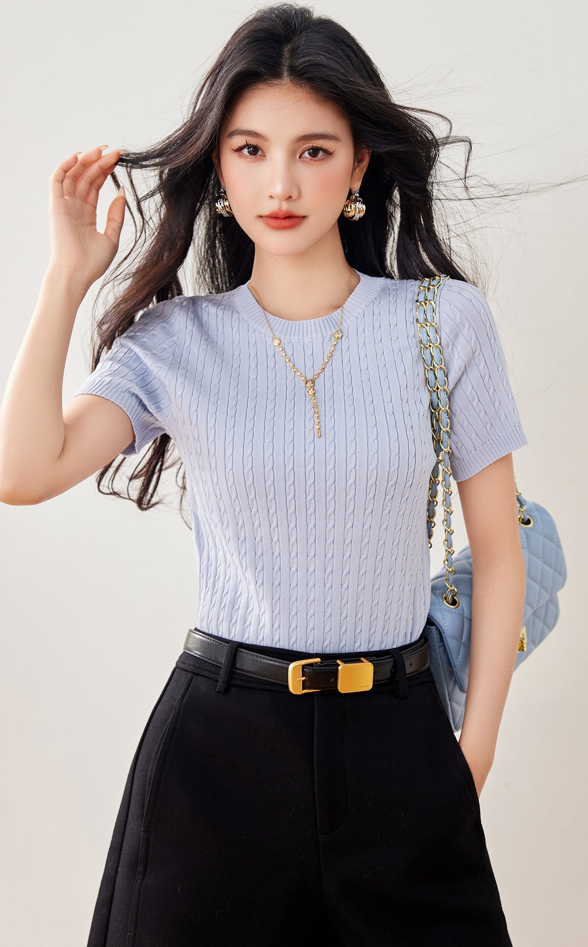 夏新作シルクトップ