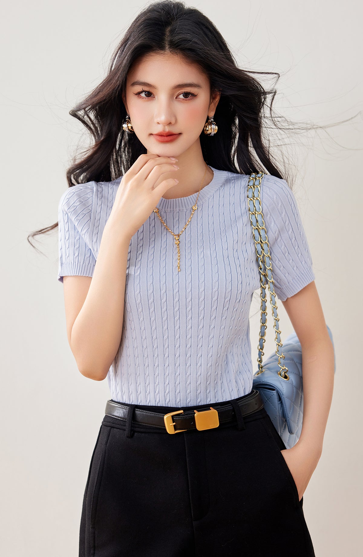 夏新作シルクトップ