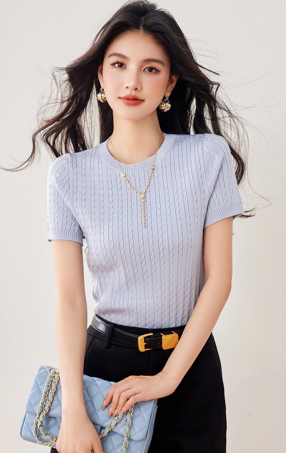 夏新作シルクトップ