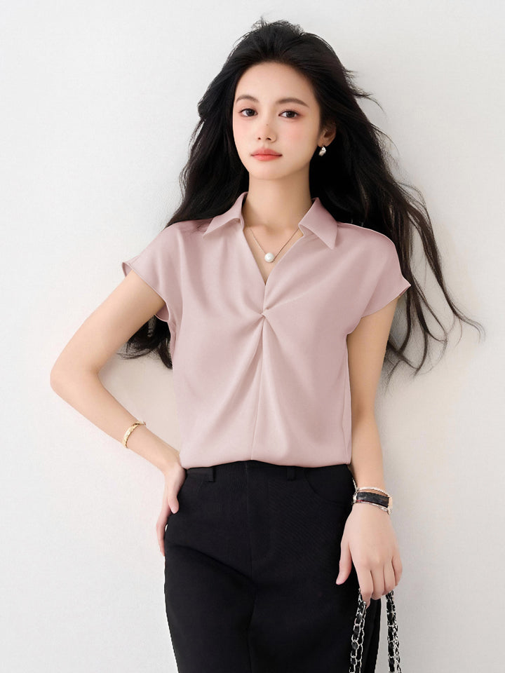 フランス発送 Vネックシャツ