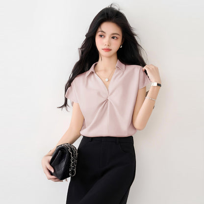 フランス発送 Vネックシャツ