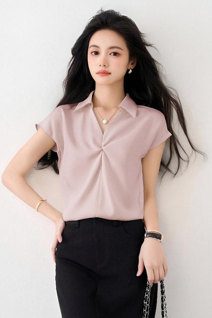 フランス発送 Vネックシャツ