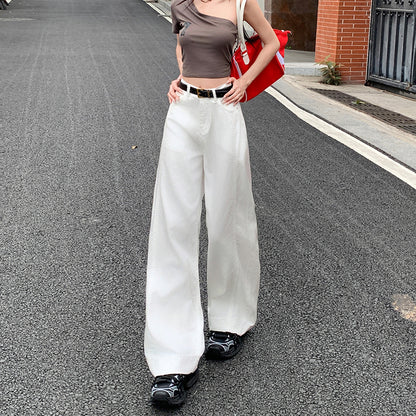 女性用ドレープフロアジーンズ