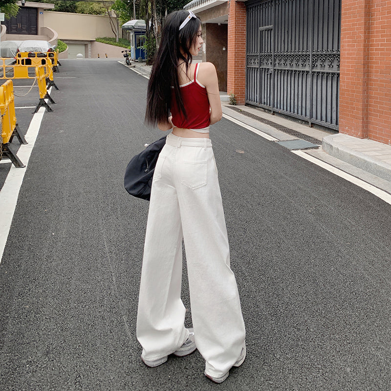 レディースワイドレッグパンツ