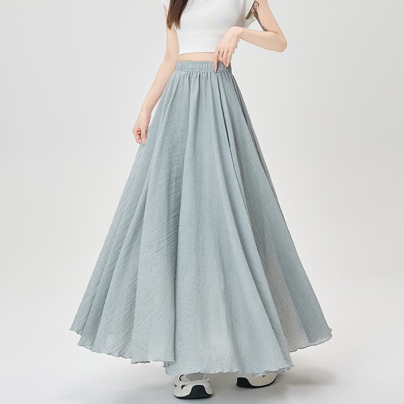 コットンリネン山本スカート