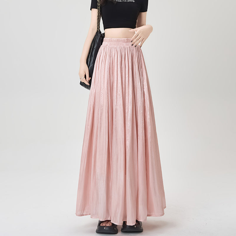 プリーツロングスカート