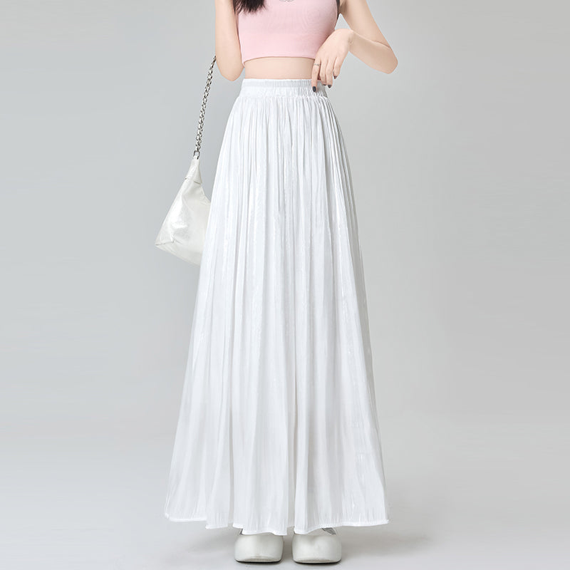 プリーツロングスカート