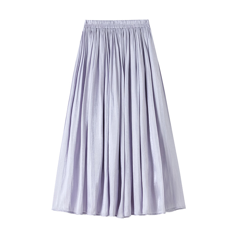 プリーツロングスカート