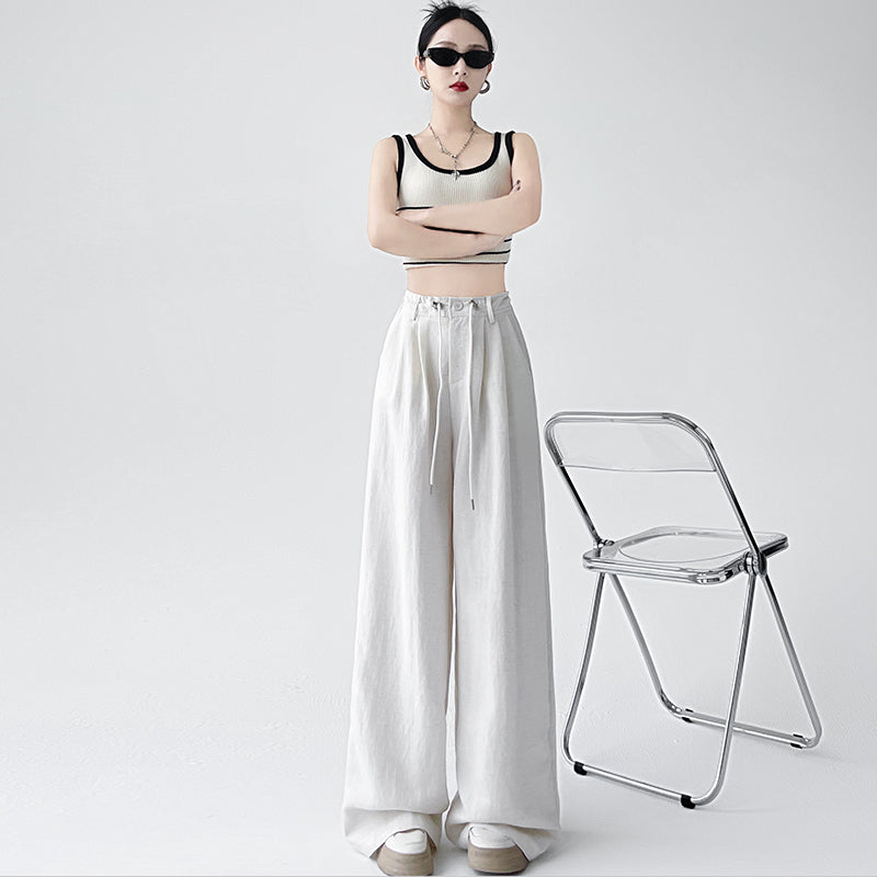 ワイドレッグストレートパンツ