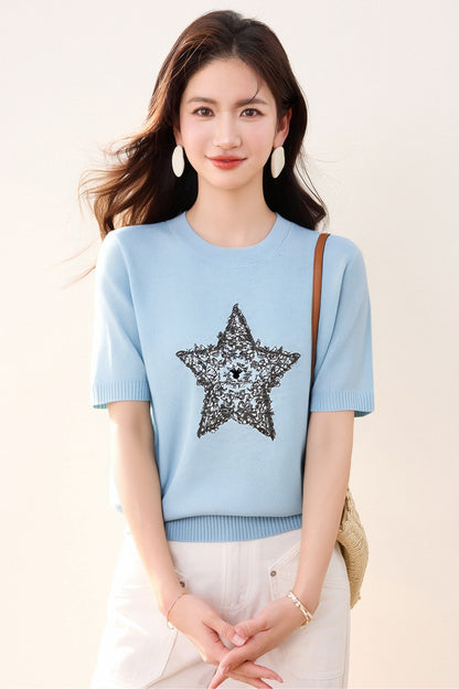 ほつれ半袖Tシャツ