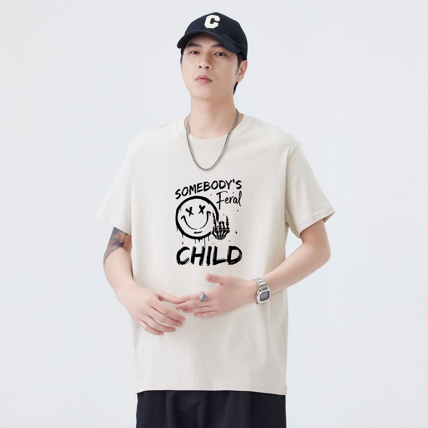 100％コットンTシャツ