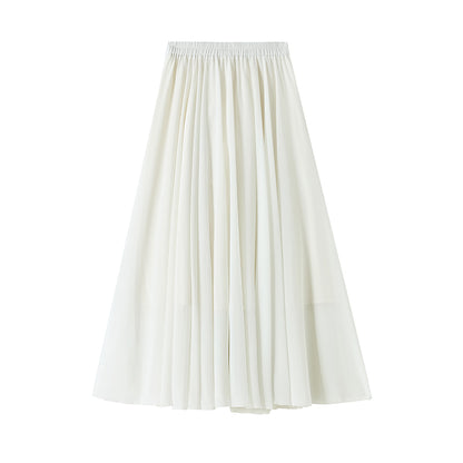 プリーツロングスカート