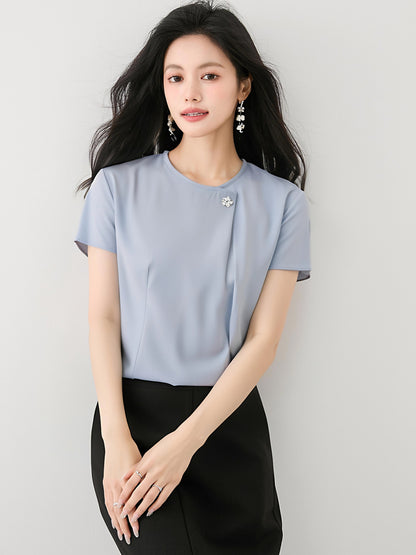 高級感のあるシフォントップ