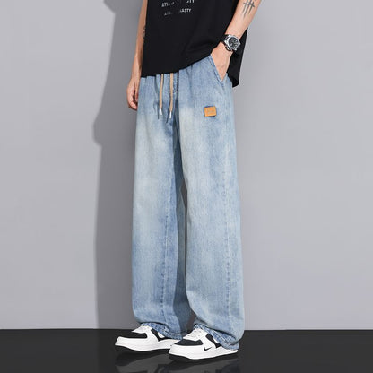 広いロングパンツ