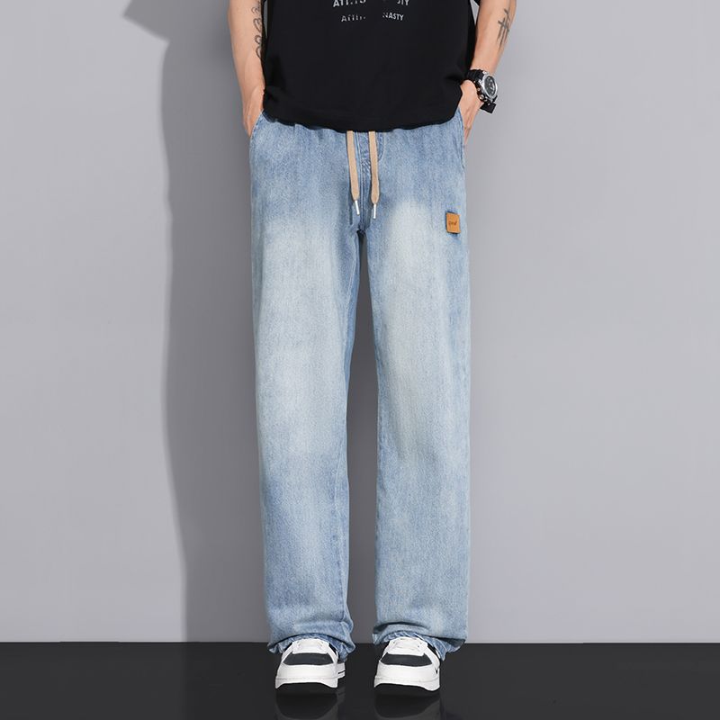 広いロングパンツ