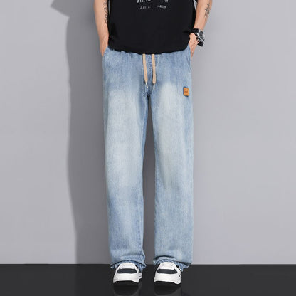 広いロングパンツ