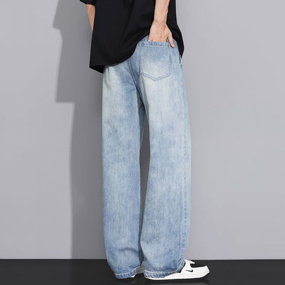 広いロングパンツ