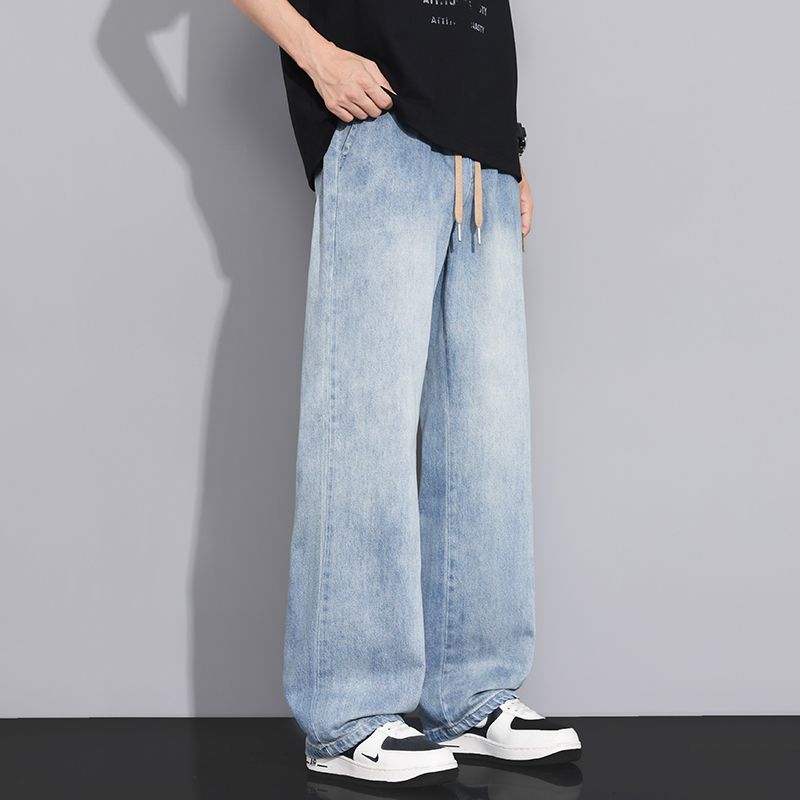 広いロングパンツ