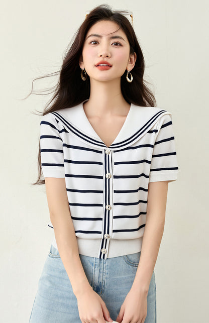 カーディガンショートトップ