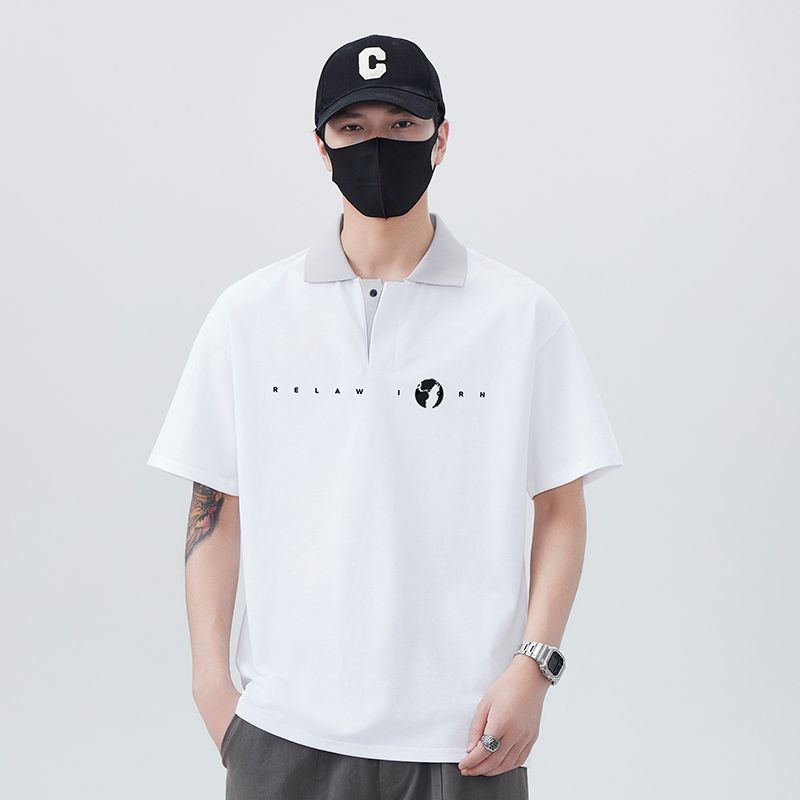 半袖Tシャツラペルポロシャツ