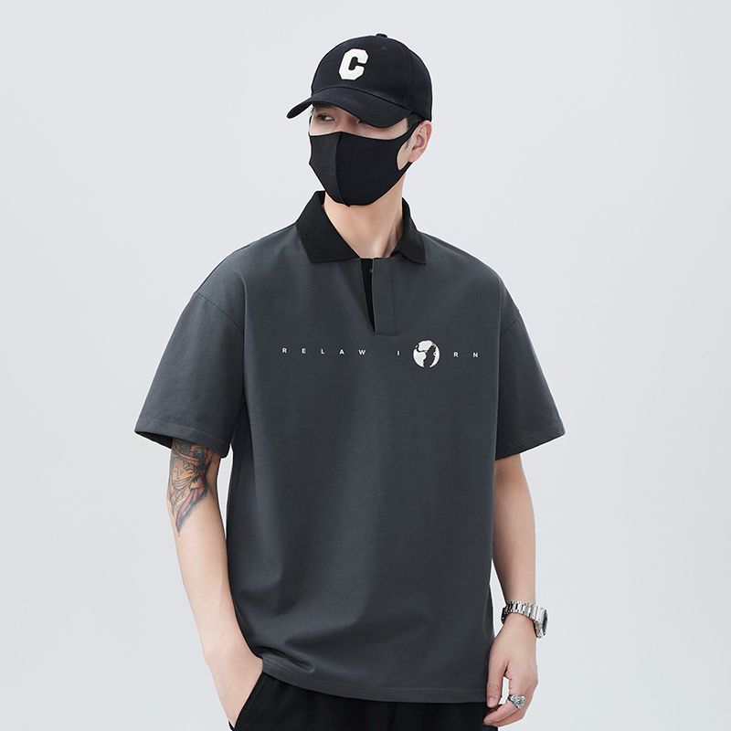 半袖Tシャツラペルポロシャツ