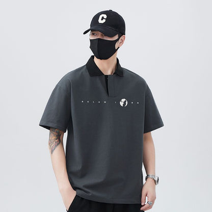 半袖Tシャツラペルポロシャツ